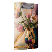 開いたチューリップ付きクリップボード(2) クリップボード (右)