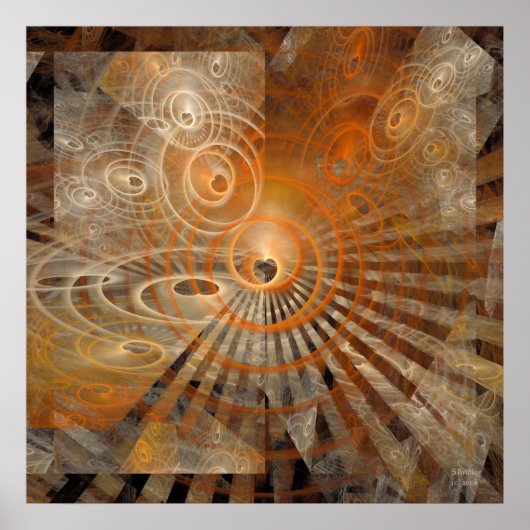 '開いたハートの寸法' ポスター (正面)