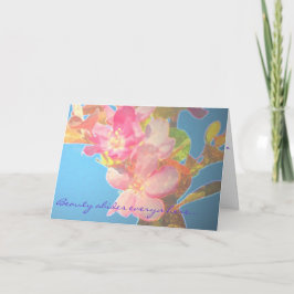 開いたハート カード