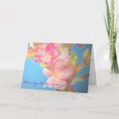 開いたハート カード (正面)