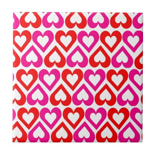 開いたハート タイル (正面)