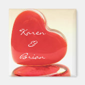 開いたハート マグネット (正面)