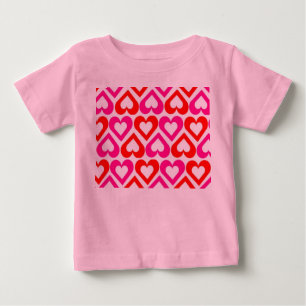 開いたハートTシャツ ベビーTシャツ