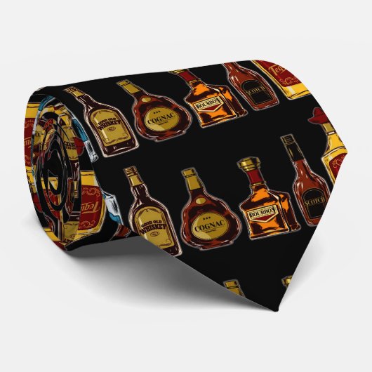 開いたバー ネクタイ (ロール)