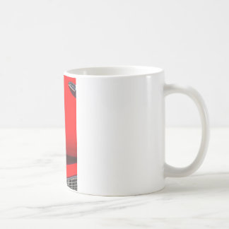 開いたフードを持つ雷鳥 コーヒーマグカップ