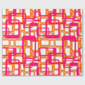 開いた中世紀の長方形をモダン増やす ラッピングペーパー (フラット)