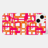 開いた中世紀の長方形をモダン増やす Case-Mate iPhoneケース (裏面 (横))