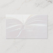 開いた名刺ヴィンテージの本は衰退します 名刺 (裏面)