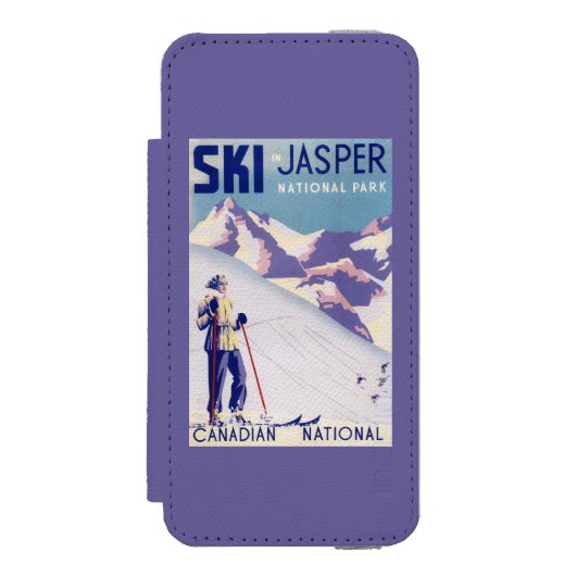 開いた斜面ポスターを提起している女性 INCIPIO iPhoneウォレットケース (フォリオ 正面)