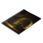 開いた本を持つ哲学者、1625-7年(窓ガラスの油 ノートブック (左側)