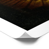 開いた本を持つ哲学者， 1625-7 (ペインの油) ポスター (角)