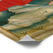 開いた本を持つ天使 ポスター (角)