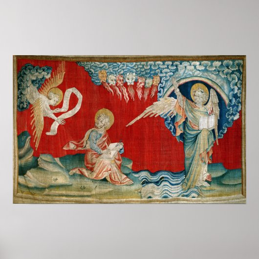 開いた本を持つ天使 ポスター (正面)