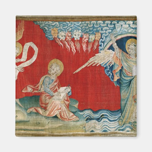 開いた本を持つ天使 マグネット (正面)