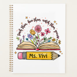 開いた本教え彼らを愛するプランナー プランナー手帳