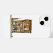 開いた本 Case-Mate iPhoneケース (裏面 (横))