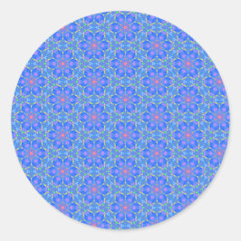 開いた松果腺の瞑想シール ラウンドシール