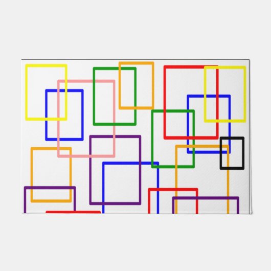 開いた正方形のドアマット ドアマット (正面)