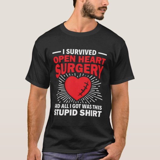 開いた生き延びハート手術愚かなTee - Bypass He Tシャツ (正面)
