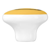 開いた目で微笑む顔 セラミックノブ (側面)