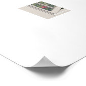 開いた窓から見たApple Orchard ポスター (角)