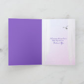 開いた窓の紫の海日 カード (内部)