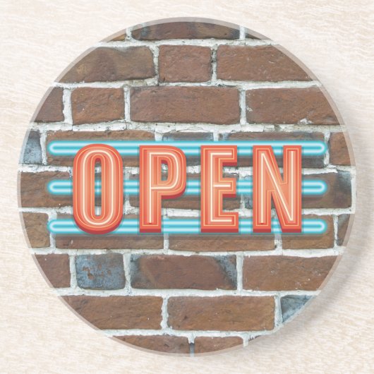 開いた記号 コースター (正面)