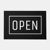 開いた記号 ドアマット (正面)