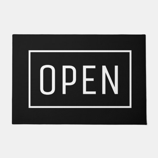 開いた記号 ドアマット (正面)