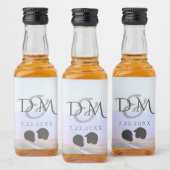 開いた道のオートバイの結婚式の夢 リキュールボトルラベル (ボトル)