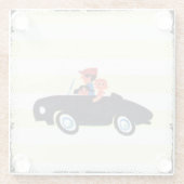 開いた道3の衝突 ガラスコースター (裏面)