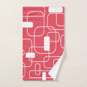 開いた長方形と閉じた長方形 バスタオルセット (ハンドタオル)