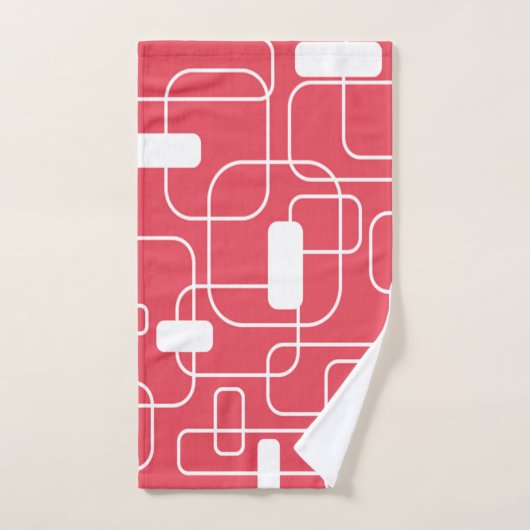 開いた長方形と閉じた長方形 バスタオルセット (ハンドタオル)