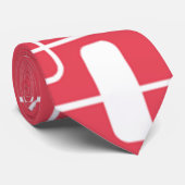 開いた長方形と閉じた長方形 – 赤 ネクタイ (ロール)