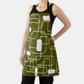 開いた長方形と閉じた長方形 – 迷彩柄 エプロン (インサイチュ)