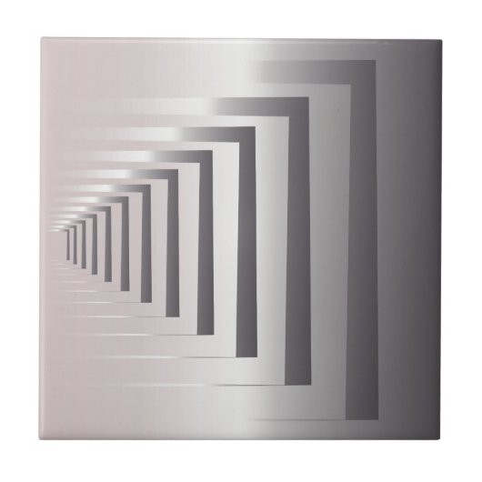 開いた門を通って タイル (正面)