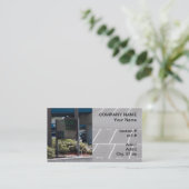 開いた駐車場 名刺 (スタンド正面)