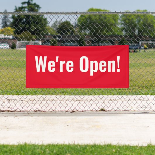 開いた！バナー 横断幕 (インサイチュ)