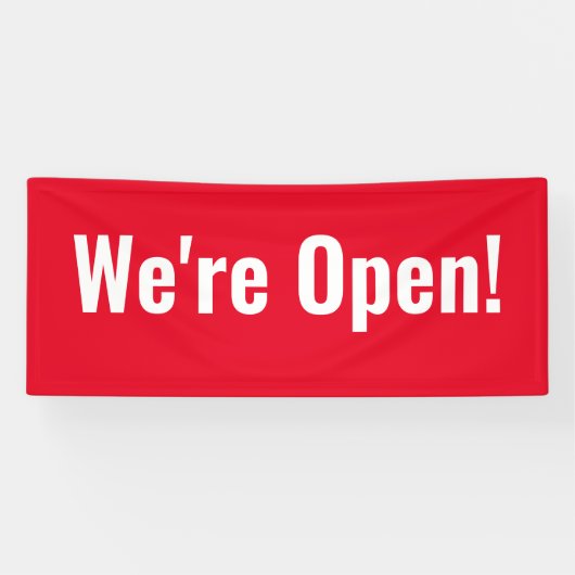 開いた！バナー 横断幕 (横)