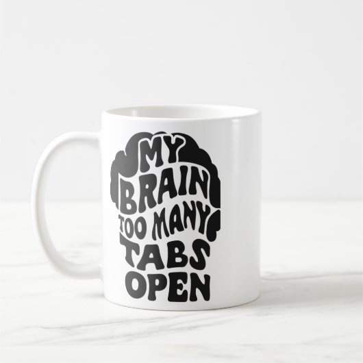 開いているタブの数が多すぎる – 開いているシール コーヒーマグカップ (左)