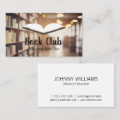 開いている本 | ライブラリ | 教育 名刺 (正面/裏面)