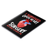 開おもしろい開ハート手術回復 ノートブック (左側)