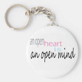 開かれたハートは心を開く キーホルダー