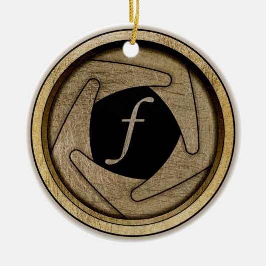 開きのオーナメント セラミックオーナメント (正面)