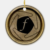 開きのオーナメント セラミックオーナメント (裏面)