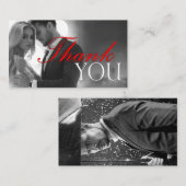 開き戸のないサンキューカード 名刺 (正面/裏面)