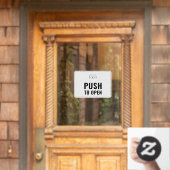 開くプッシュ | ロモダンゴ企業のブランドドア ウィンドウサイン (ホームデコレーション)