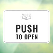 開くプッシュ | ロモダンゴ企業のブランドドア ウィンドウサイン (シート3)