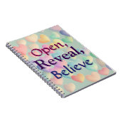 開く、表示す信じる ノートブック (右側)