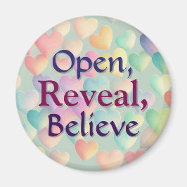 開く、表示す信じる マグネット